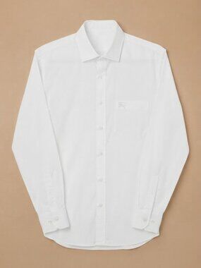 Burberry Men’s White Classic Button-Down Shirt